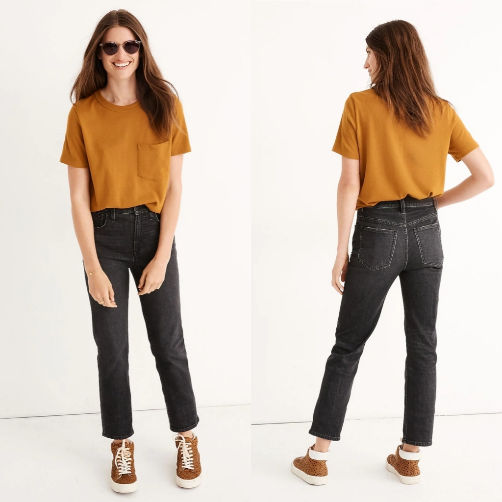 Madewell The Petite Perfect Vintage Jean In Sumner Wash Dark Wash Womens Sz 31p